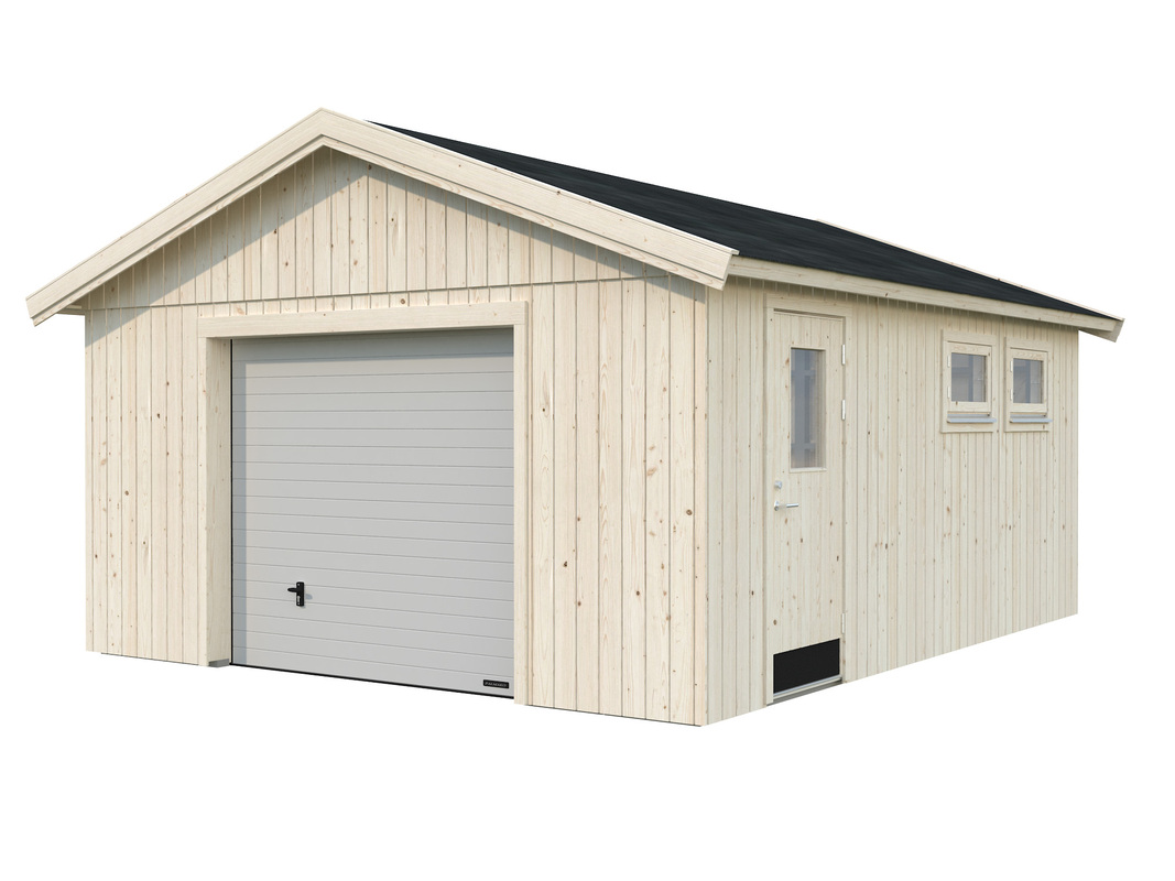 10_Palmako_garage_Andre_21.5_m2_with_sectional_door_NATURAL
