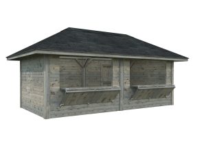 Bianca 16,6 m2 - grau, Set 111