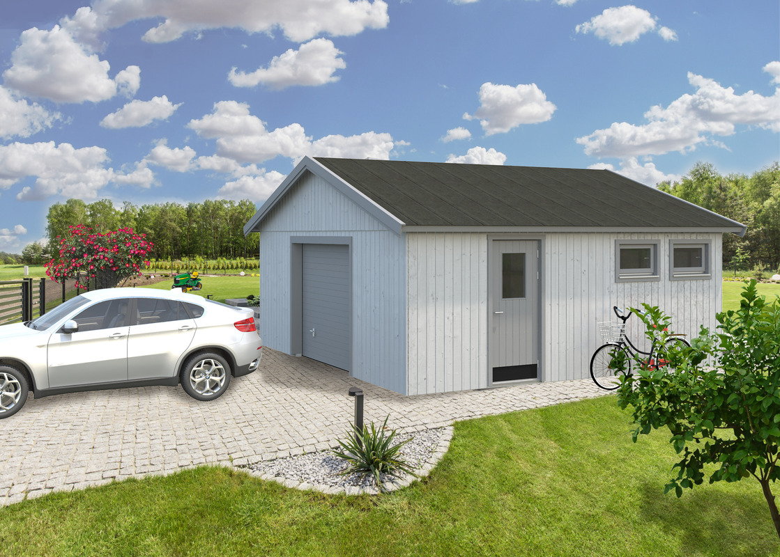 Exterior of modern house
