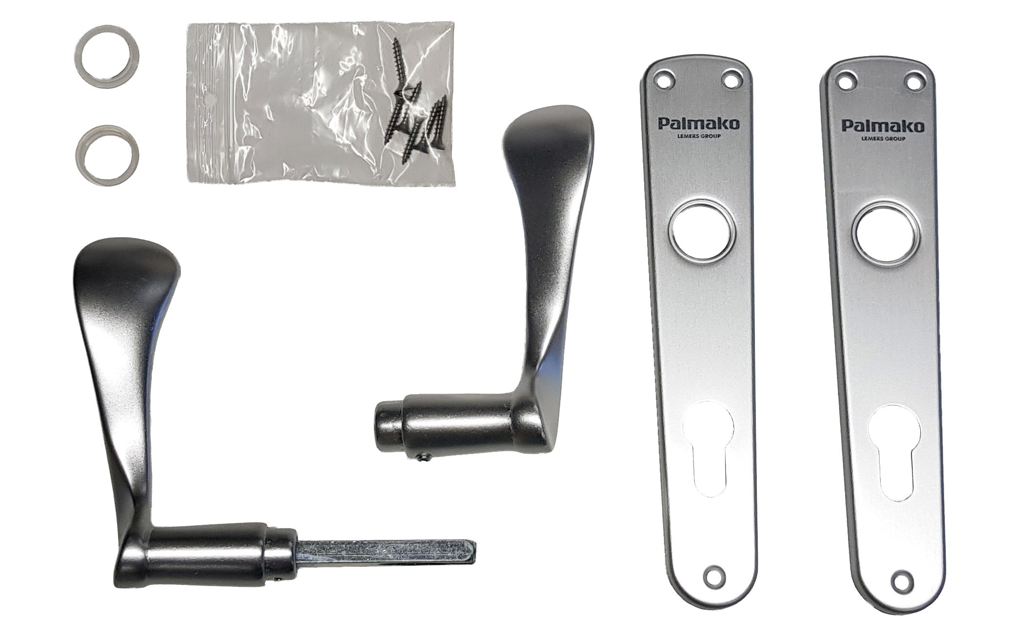 Hochwertige Drückergarnitur (mit Logo) – Bild 2