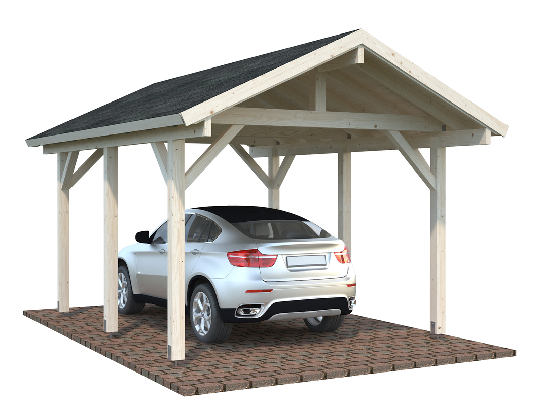 10_Palmako_Carport_Robert_11.7_m2_NATURAL_wcar