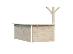 Palmako Connect Eck-Tresen - unbehandelt