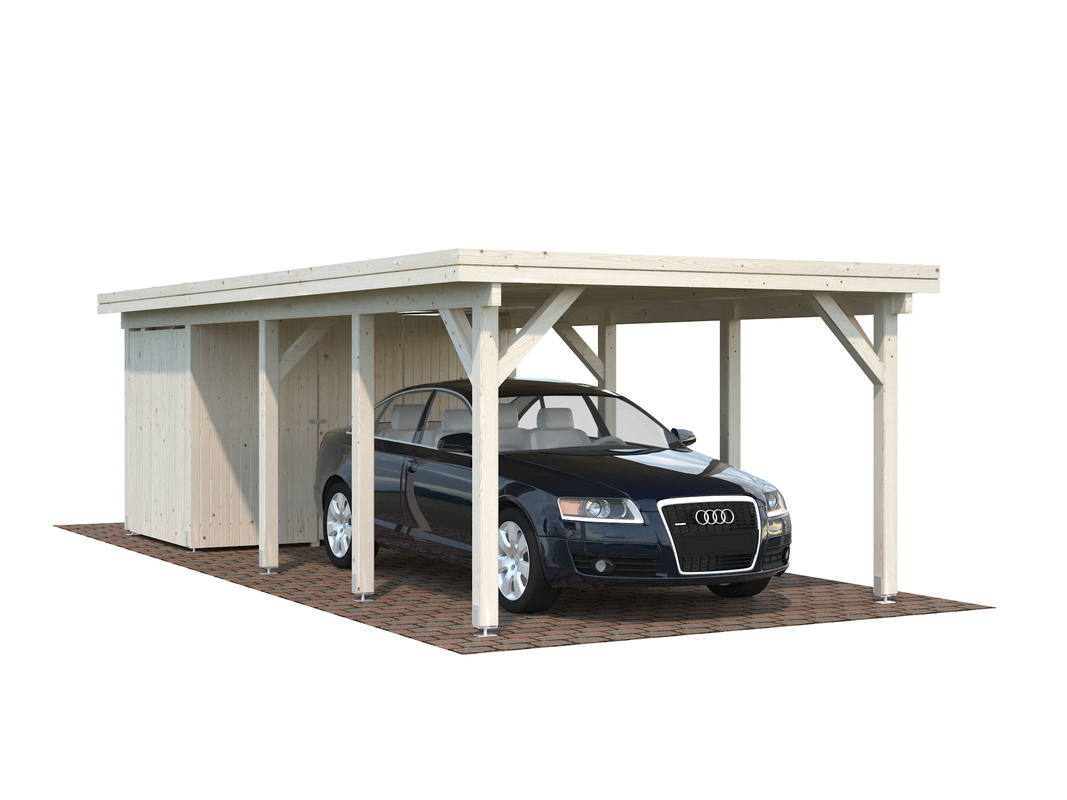 13_Palmako_Carport_Karl_23.1_m2_NATURAL_wcar