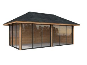 Bianca 16,6 m2 - braun, Set 202 Slide