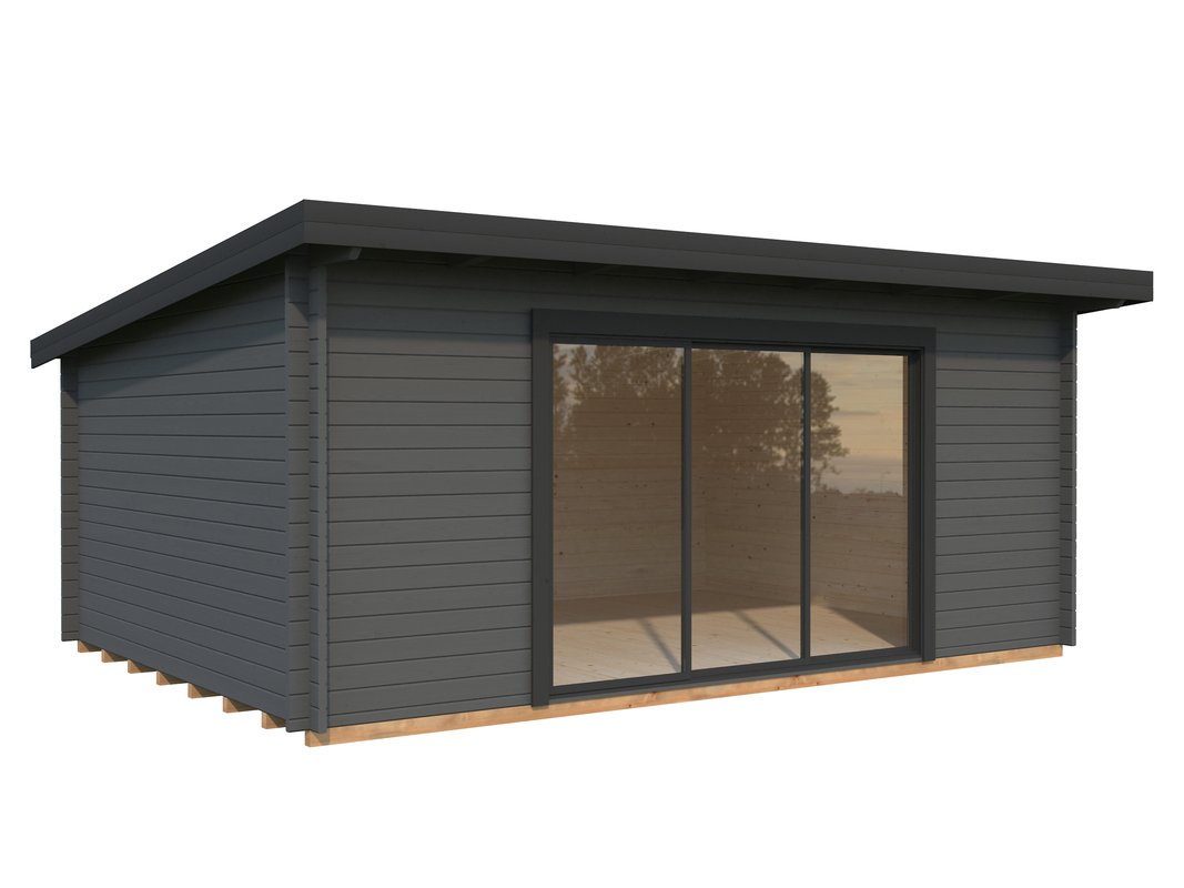 351_Palmako_Cabin_Lea_19.4_m2_Slide_RAL7012+RAL7016