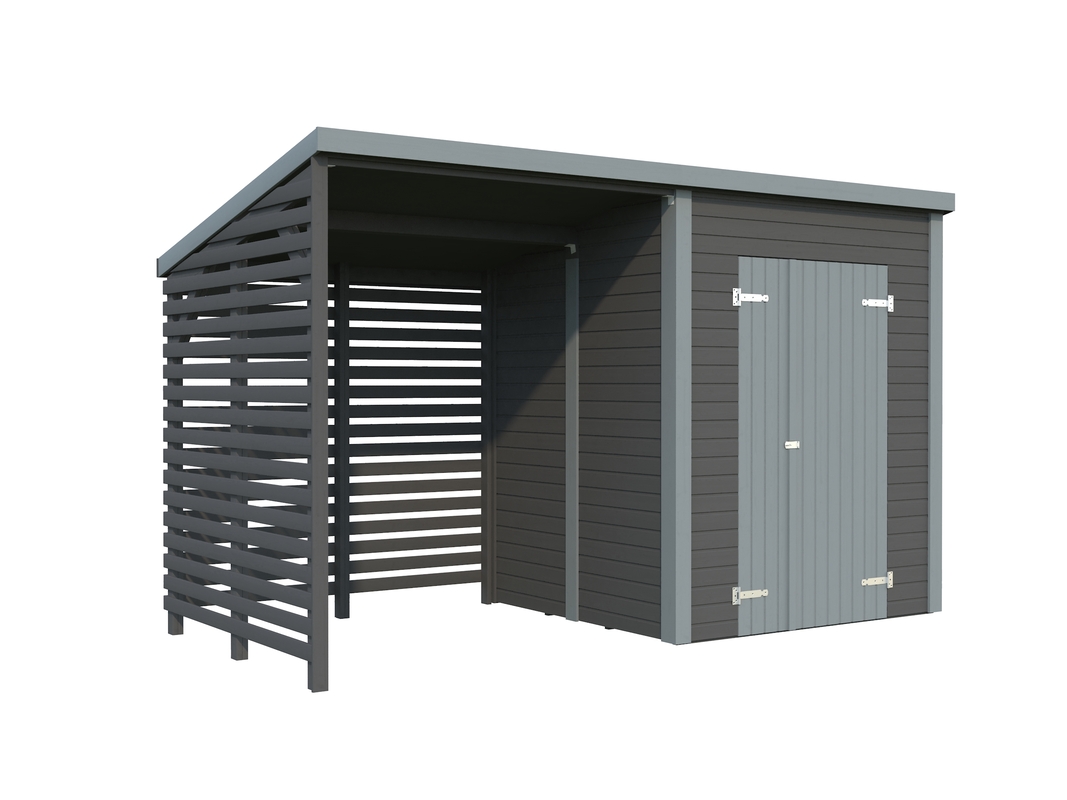 381_Palmako_Shed_Leif_3.0+2.9_m2_RAL7012+RAL7042