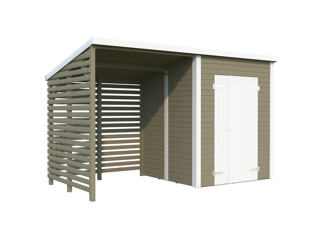 391_Palmako_Shed_Leif_3.0+2.9_m2_RAL7034+RAL9016