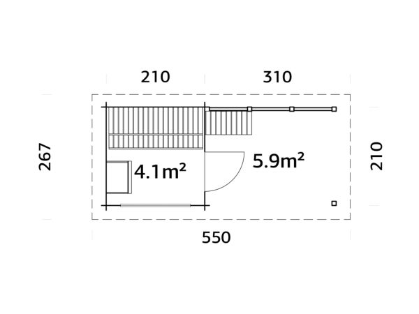 Sanna 4,1+5,9 m2 – Bild 15