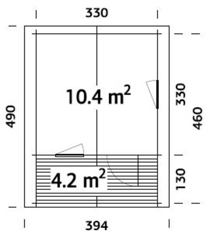 6.1_Palmako_cabin_Emma_10.4+4.2_m2_measures