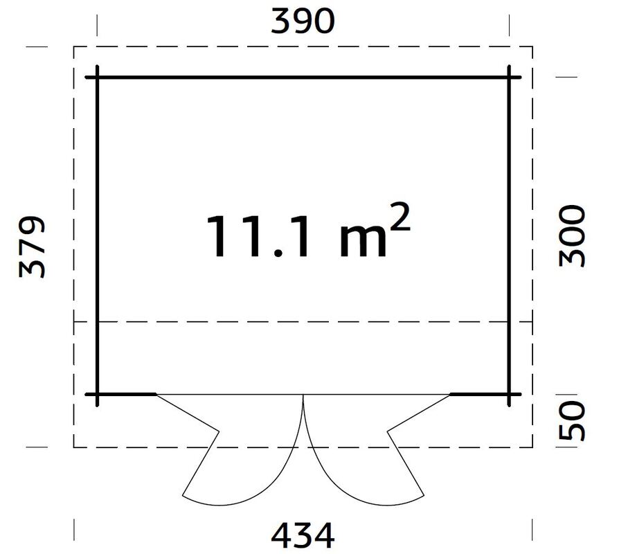 6.1_Palmako_cabin_Ines_11.1_m2_Bifold_measures