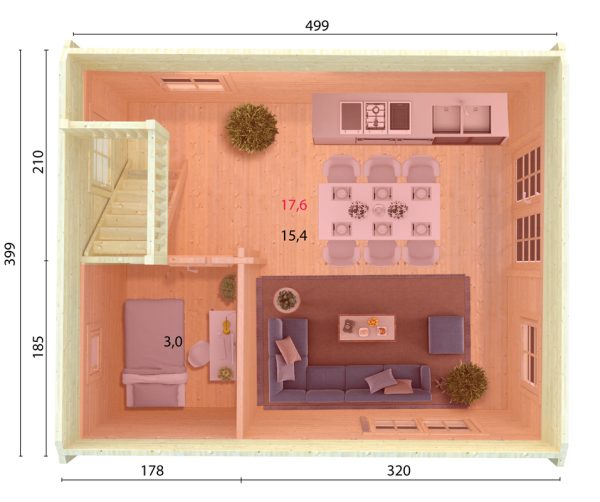 Kendra 18,4 m2 – Bild 3