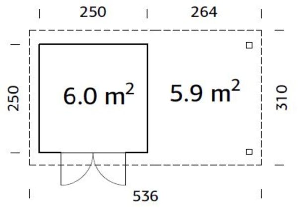 Lara 6,0+5,9 m2 – Bild 4
