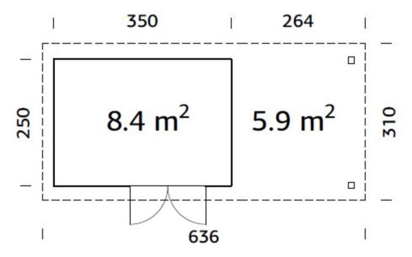 Lara 8,4+5,9 m2 – Bild 3