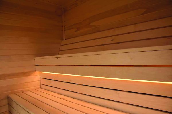 Sauna Cube XL, 250 x 223 cm mit Terrasse – Bild 2
