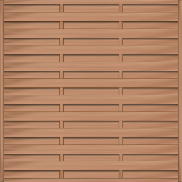 Flores Dichtzaun Bangkirai 180x180 cm geschlossen VE = 006, FSC-zertifiziert (FSC 100%)