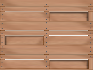 Madura Sichtschutzzaun Keruing 90x180 cm, natur VE = 026, FSC-zertifiziert (FSC 100%)