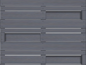 Madura Sichtschutzzaun Keruing 90x180 cm, grau farbvorbehandelt VE = 026, FSC-zertifiziert (FSC 100%)