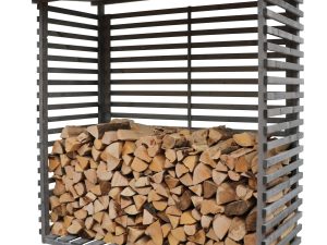 Kaminholzregal Odenwald, groß 1,0x2,0 m granit farbbehandelt VE = 000, 100% PEFC-zertifiziert