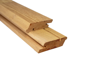21x80 mm TIGA Rhombusprofil Robinie 4,00 m, keilgezinkt, für Tiga-Clipsystem VE = 204