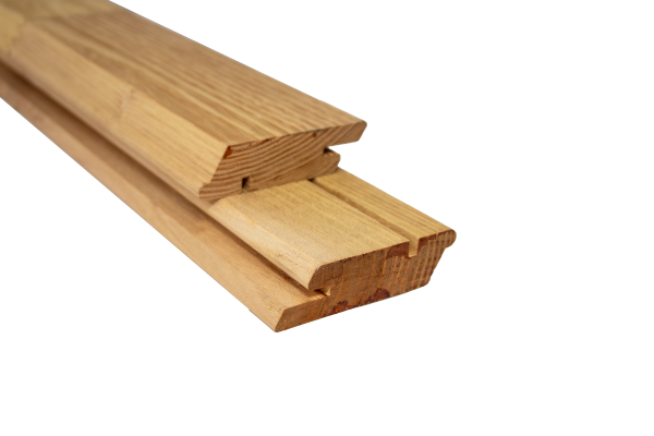 21x80 mm TIGA Rhombusprofil Robinie 4,00 m, keilgezinkt, für Tiga-Clipsystem VE = 204