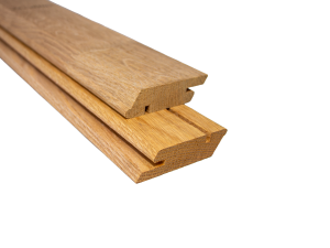 21x80 mm TIGA Rhombusprofil Eiche 4,00 m, keilgezinkt, für Tiga-Clipsystem VE = 200
