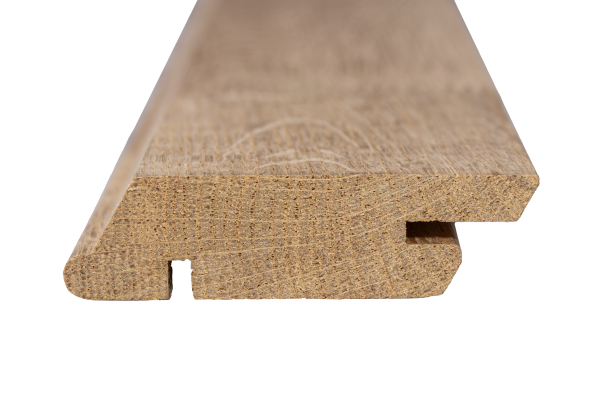 21x80 mm TIGA Rhombusprofil Eiche 4,00 m, keilgezinkt, für Tiga-Clipsystem VE = 200 – Bild 2