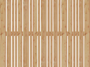 Siena Bretterzaun Lärche/Douglasie 180x180 cm VE = 024