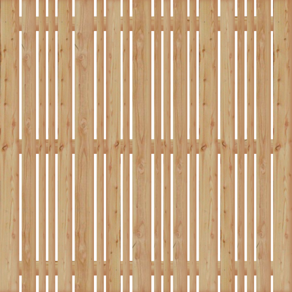 Siena Bretterzaun Lärche/Douglasie 180x180 cm VE = 024