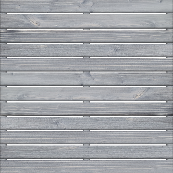 Nimes Bretterzaun gebürstet granit 180x180 cm VE = 035