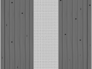 Liestal Sichtschutz, Fichte Granit 180 x 180 cm, mit Alu-Lochblech VE = 012