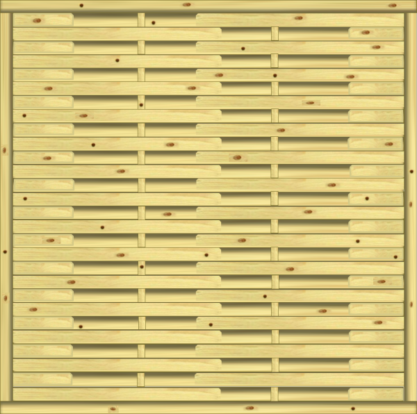 Real classic Lamellenzaun 180 x 180 cm VE = 030