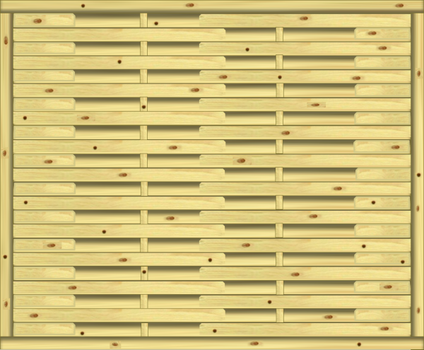 Real classic Lamellenzaun 180 x 150 cm VE = 030