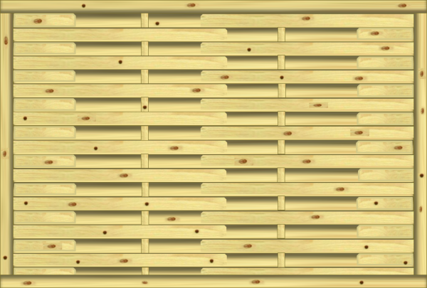 Real classic Lamellenzaun 180 x 120 cm VE = 030