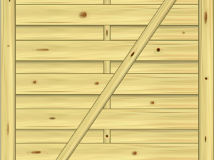 Monegro structur Dichtzauntür 100 x 150 cm VE = 006