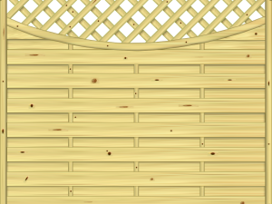 Monegro structur Dichtzaun m. Rankgitter 180 x 180/161 cm VE = 024