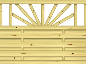 Medina classic Vorgartenzaun 180 x 90 cm VE = 006