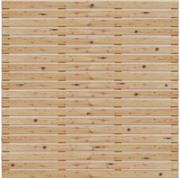 Rhombuszaun natur 180 x 180 cm, mit 20 Leisten VE = 012