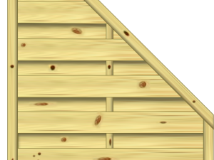 Madras structur Abschluß 90 x 150/60 cm VE = 006