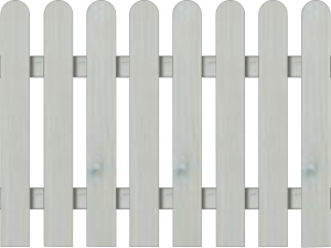 Holsteinzaun >95< Fichte Grauweiß 200 x 80 cm, Zaun VE = 025