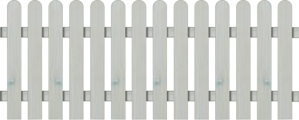 Holsteinzaun >95< Fichte Grauweiß 200 x 80 cm, Zaun VE = 025