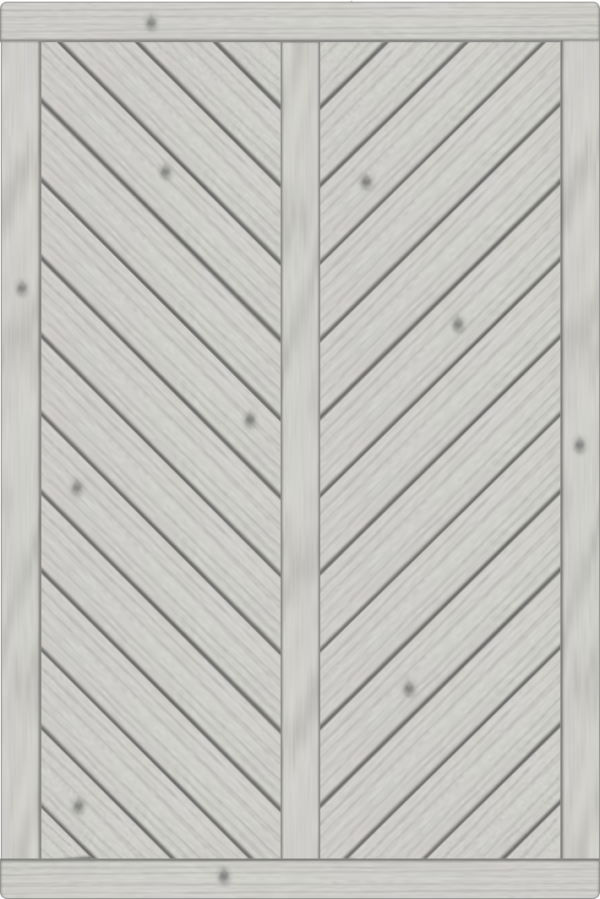Lugano Dichtzaun, Fichte Grau 120x180 cm, geschlossen VE = 006