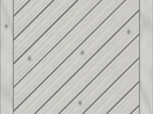Lugano Dichtzauntür, Fichte Grau 100x180 cm, geschlossen VE = 006