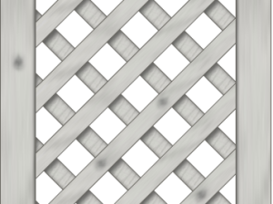 Lugano Rankzaun, Fichte Grau 60x180 cm VE = 006