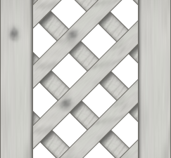 Lugano Rankzaun, Fichte Grau 41x180 cm VE = 006