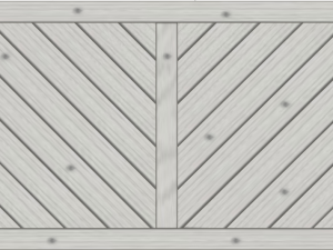 Lugano Vorgartenzaun, Fichte Grau 180x90 cm, geschlossen VE = 006