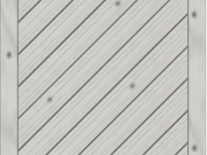 Lyon Dichtzauntür, Fichte Grau 100x180/165 cm, geschlossen VE = 006
