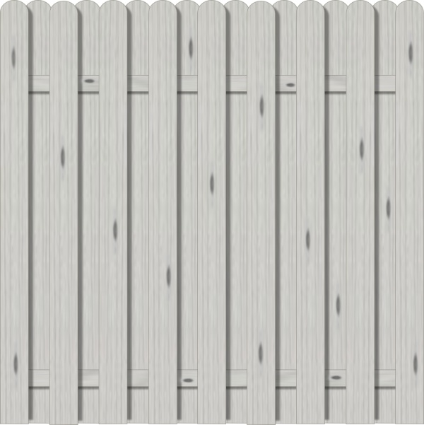 Vitoria Bohlenzaun, Fichte Grau 180x180 cm VE = 018