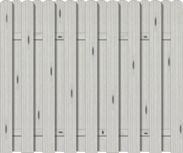Vitoria Bohlenzaun, Fichte Grau 180x150 cm VE = 018