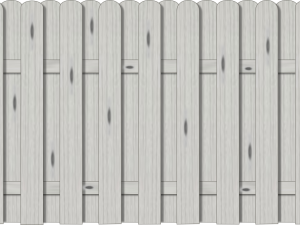 Vitoria Bohlenzaun, Fichte Grau 180x120 cm VE = 006