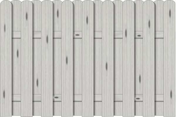 Vitoria Bohlenzaun, Fichte Grau 180x120 cm VE = 006